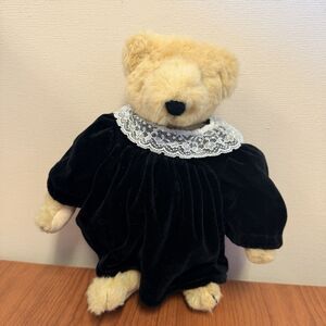 Vintage Vanderbear Fluffy  Dressed Plush Stuffed Bears V.I.B. 1982